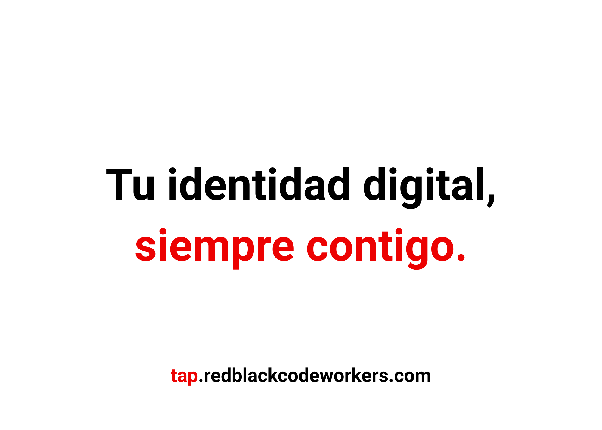 Tarjeta NFC TAP estándar, vista posterior
